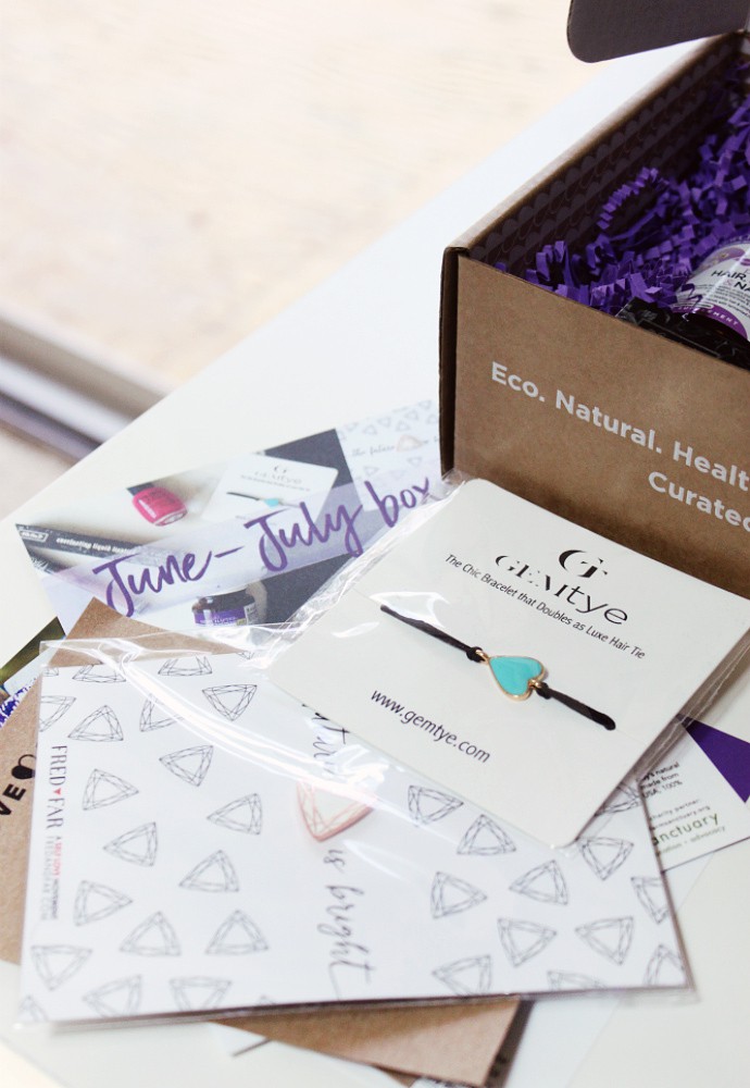 Love Goodly June/July 2017 Box Review - The best of cruelty-free, vegan, organic, non-GMO, non-toxic beauty products and lifestyle accessories.