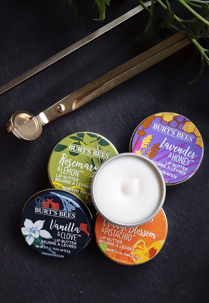 #ad Found my perfect fall lip treatment at @ULTAbeauty! New Burt’s Bees Lip Butters come in four yummy flavors that sound like fancy desserts: Vanilla Clove, Lavender & Honey, Orange Blossom & Pistachio, and Rosemary & Lemon. Click through for more info! #BurtsBees #LipButters #lipcare